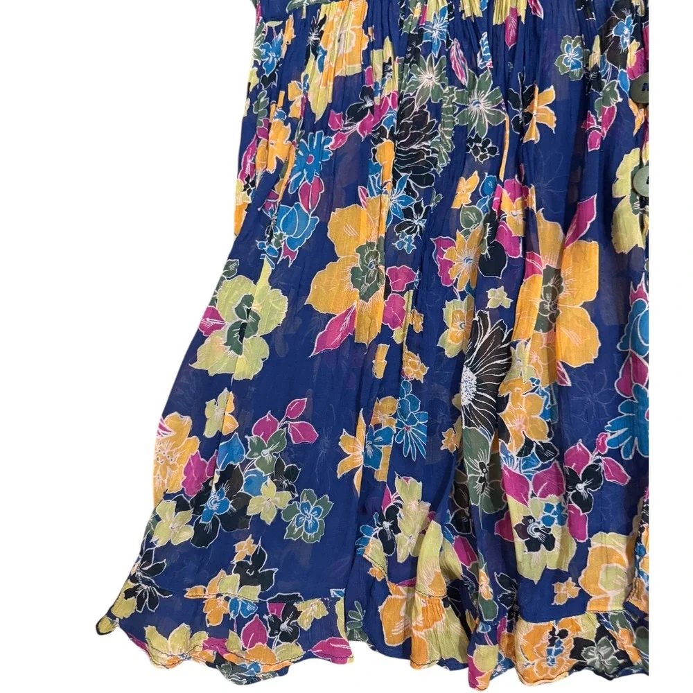 Free‎ People Everything and More Floral Tunic Dress Sz XS